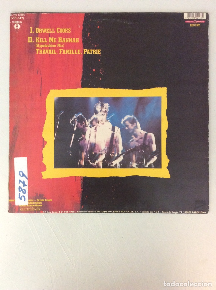 Discos de vinilo: Passion Fodder. Orwell Cooks - Foto 2