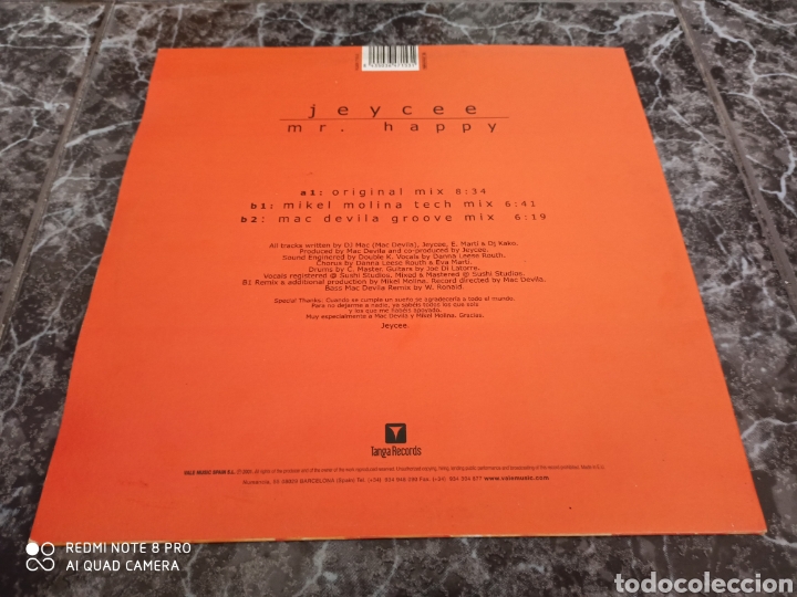 Discos de vinilo: Jeycee - Mr. Happy (12&rdquo;, Maxi) - Foto 2