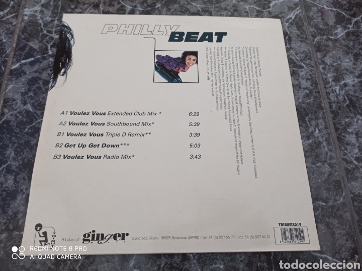 Discos de vinilo: Philly Beat Feat. Sophia - Voulez Vous (12&rdquo;) - Foto 2