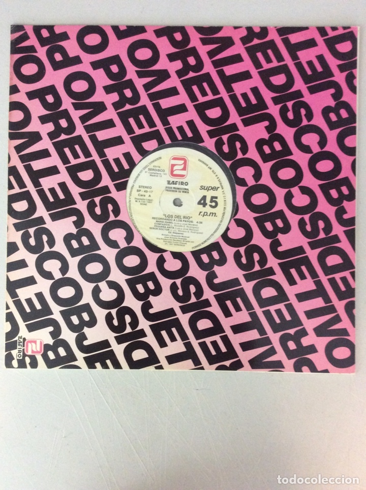 Discos de vinilo: Los Del R&iacute;o. Recordando a ls payos. - Foto 1