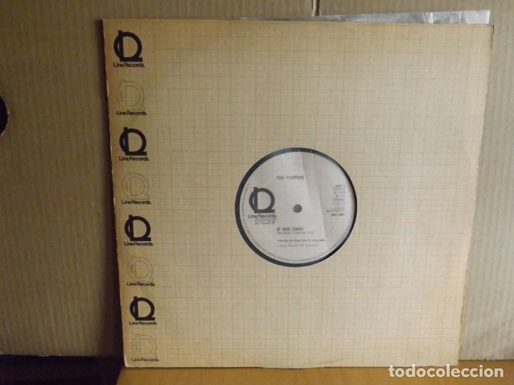 Discos de vinilo: THE POPPEES ---- IF SHE CRIES - MAXI SINGLE - Foto 1