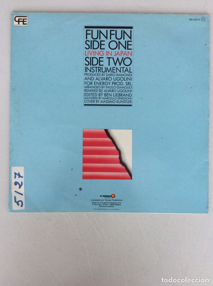 Discos de vinilo: Fnfun. Living in Japan. - Foto 2