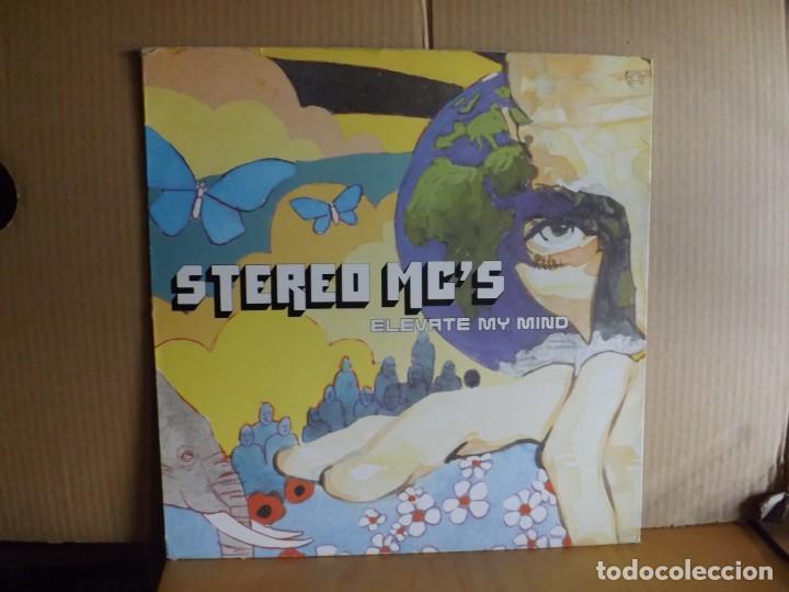 Discos de vinilo: STEREO MC&acute;S ---- ELEVATE MY MIND - MAXI SINGLE - Foto 1