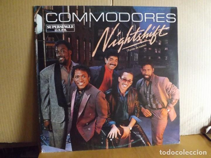 Discos de vinilo: COMMODORES ---- NIGHTSHIFT -- MAXI SINGLE - Foto 1