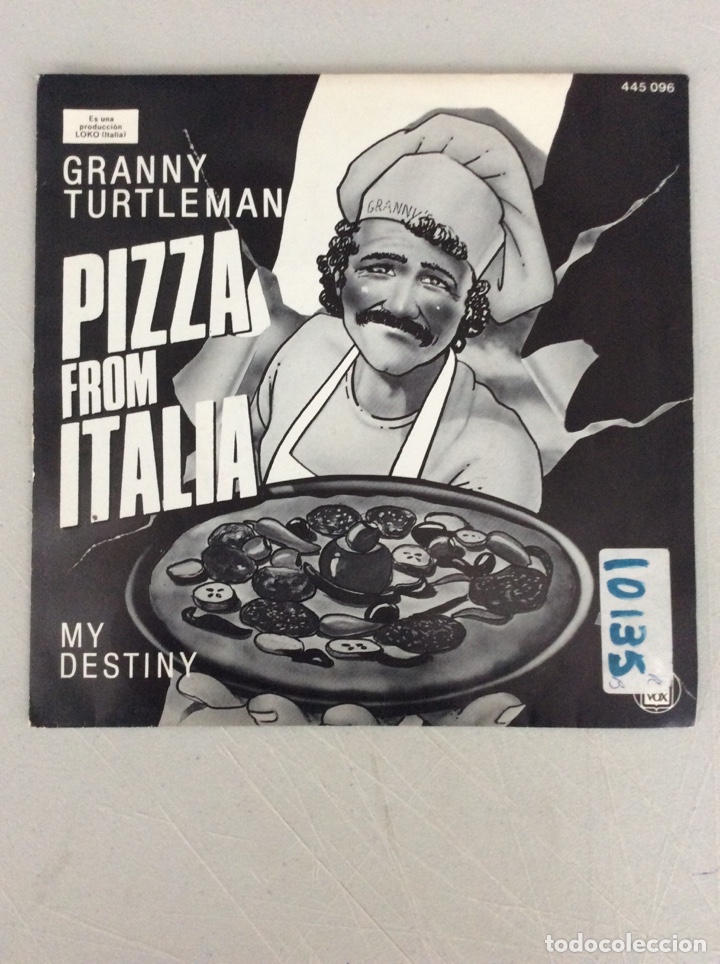 Discos de vinilo: Granny Turtleman. Pizza from Italia. - Foto 1