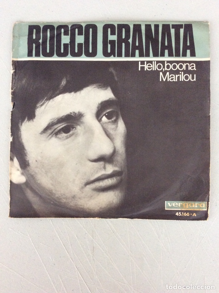 Discos de vinilo: Rocco Granata. Hello, boona Marilou - Foto 1