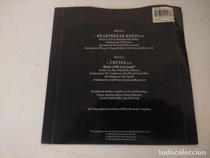 Discos de vinilo: SINGLE/ROY ORBISON/HEARTBREAK RADIO. - Foto 3