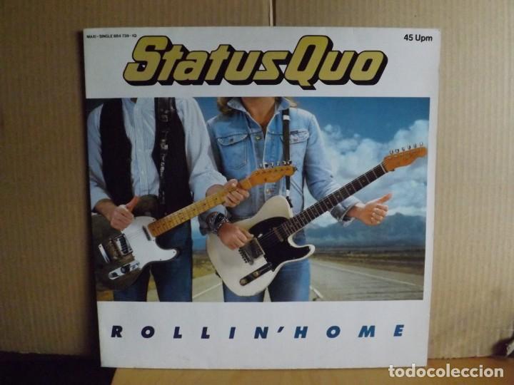Discos de vinilo: STATUS QUO ---- ROLLIN &acute;HOME - MAXI SINGLE - Foto 1