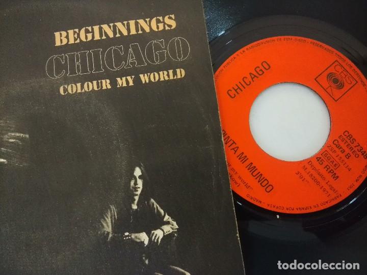 Discos de vinilo: SINGLE/CHICAGO/BEGINNINGS. - Foto 2