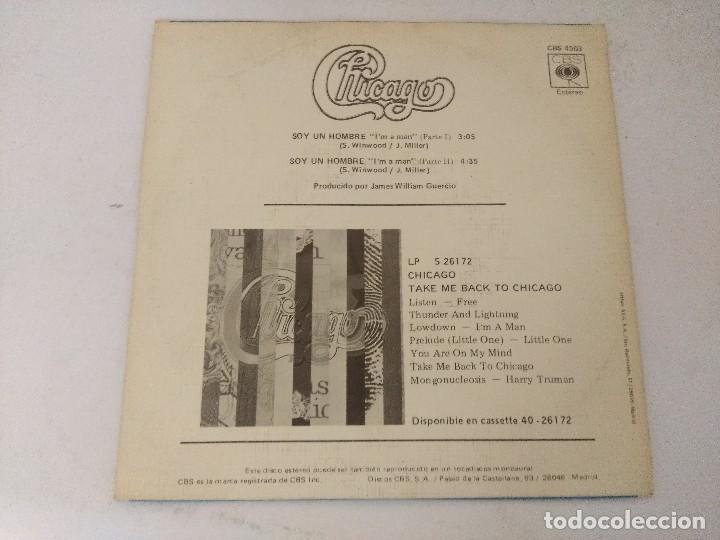 Discos de vinilo: SINGLE/CHICAGO/IM A MAN/PROMOCIONAL. - Foto 3