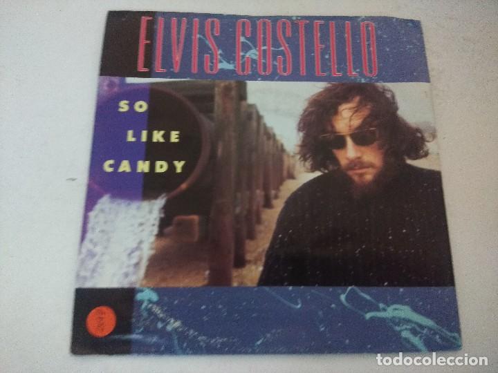 Discos de vinilo: SINGLE/ELVIS COSTELLO/SO LIKE CANDY. - Foto 1