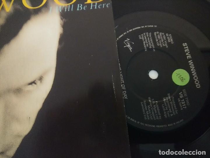 Discos de vinilo: SINGLE/STEVE WINWOOD/I WILL BE HERE. - Foto 2