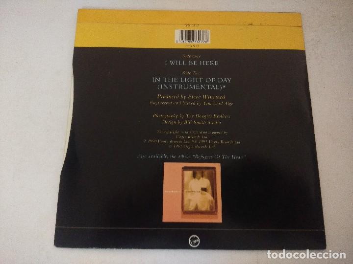 Discos de vinilo: SINGLE/STEVE WINWOOD/I WILL BE HERE. - Foto 3