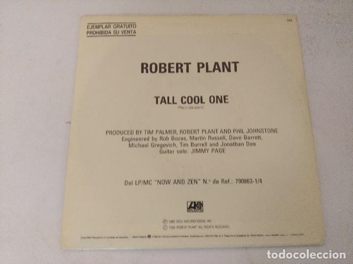 Discos de vinilo: SINGLE/ROBERT PLANT/TALL COOL ONE/PROMOCIONAL. - Foto 3