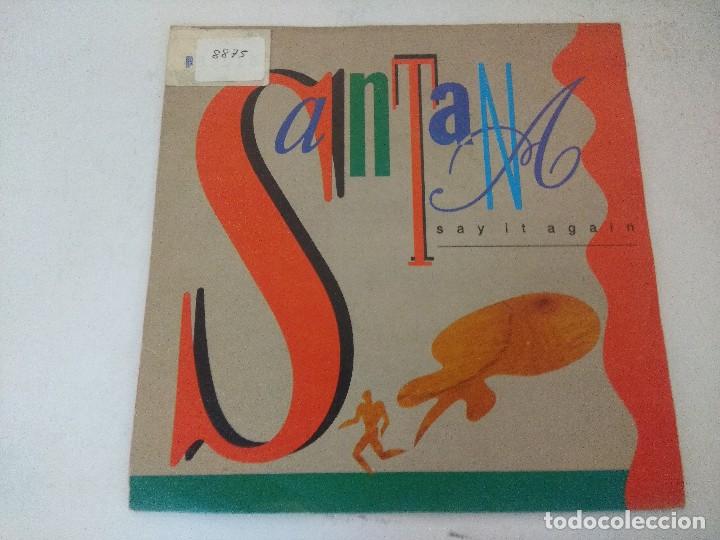 Discos de vinilo: SINGLE/SANTANA/SAY IT AGAIN/PROMOCIONAL. - Foto 1