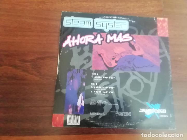 Discos de vinilo: Steam system-ahora mas. Maxi italia - Foto 2