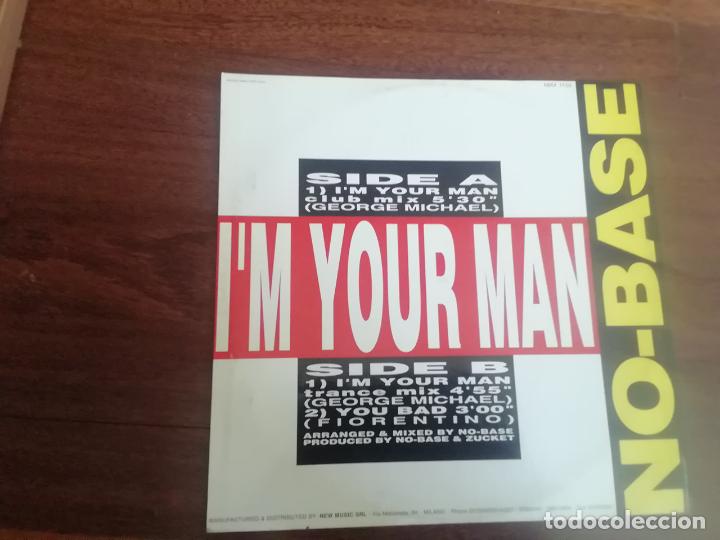 Discos de vinilo: No base-im your man. maxi - Foto 2