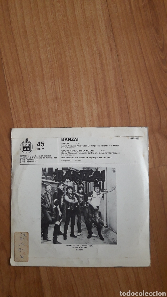 Discos de vinilo: BANZAI. AMIGO - Foto 2