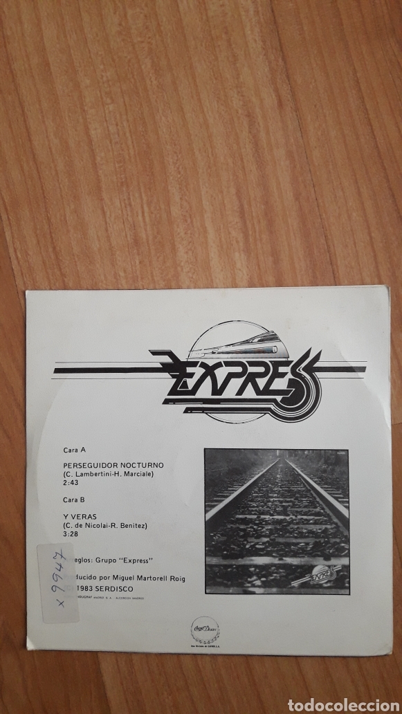 Discos de vinilo: EXPRESS. PERSEGUIDOR NOCTURNO - Foto 2