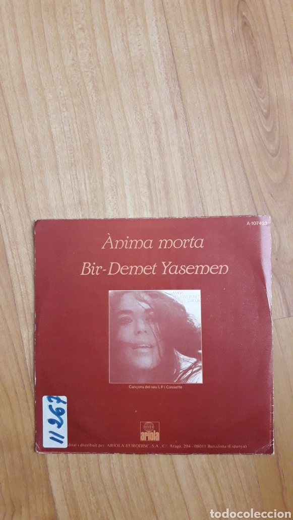 Discos de vinilo: MARIA DEL MAR BONET. &Agrave;NIMA MORTA - Foto 2