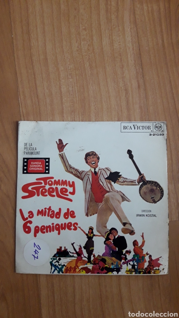 Discos de vinilo: TOMMY STEELE LA MITAD DE 6 PENIQUES - Foto 1