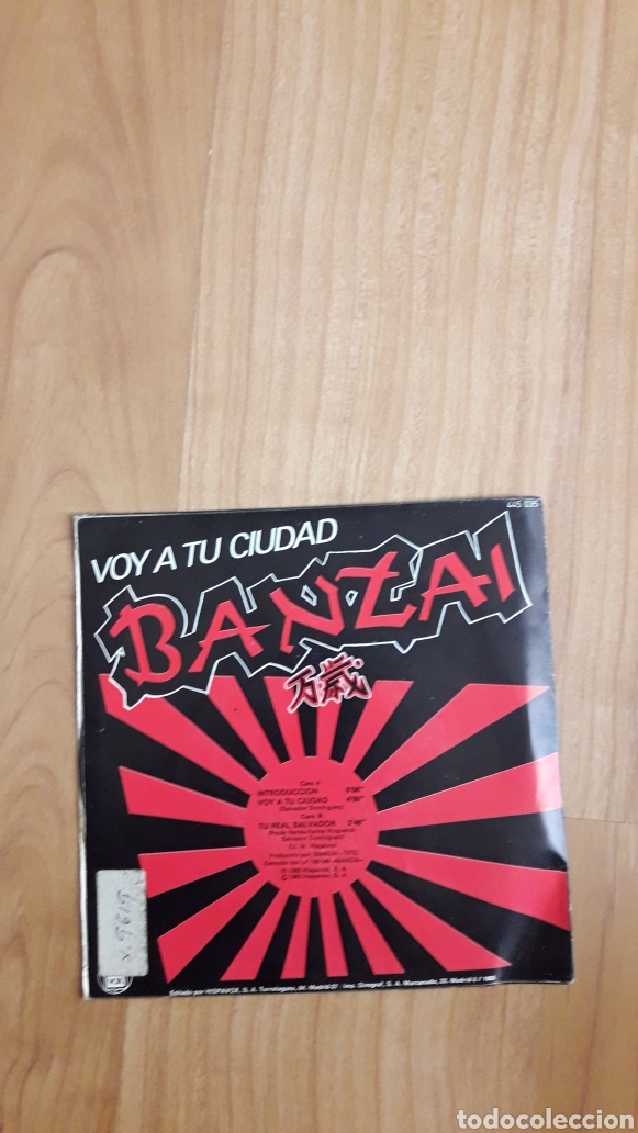 Discos de vinilo: BANZAI. VOY A TU CIUDAD - Foto 2