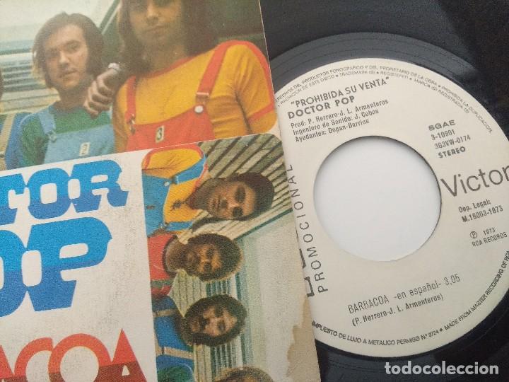 Discos de vinilo: SINGLE/DOCTOR POP/BARBACOA/PROMOCIONAL. - Foto 2