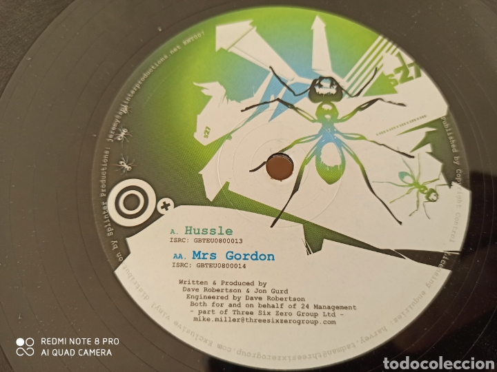 Discos de vinilo: Dave Robertson & Jon Gurd - Hussle EP (12&rdquo;, EP) - Foto 2