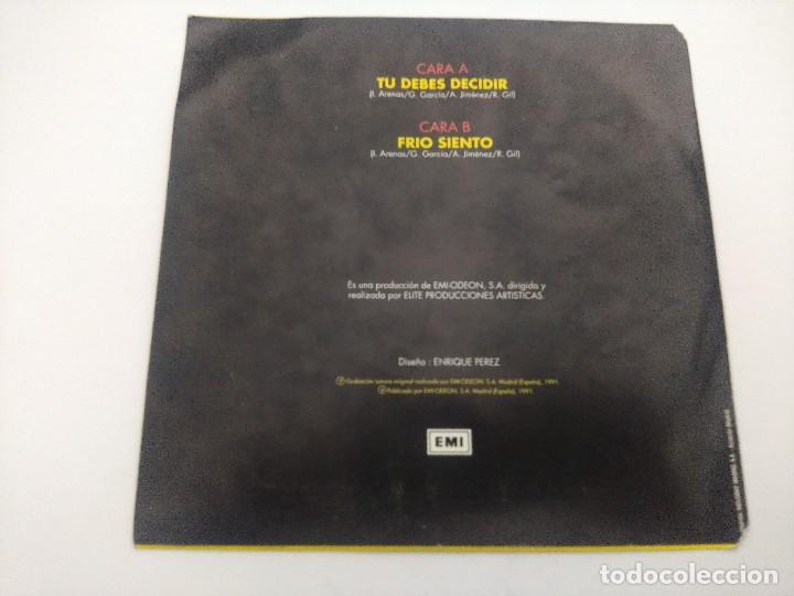 Discos de vinilo: SINGLE/TENNESSEE/TU DEBES DECIDIR. - Foto 3