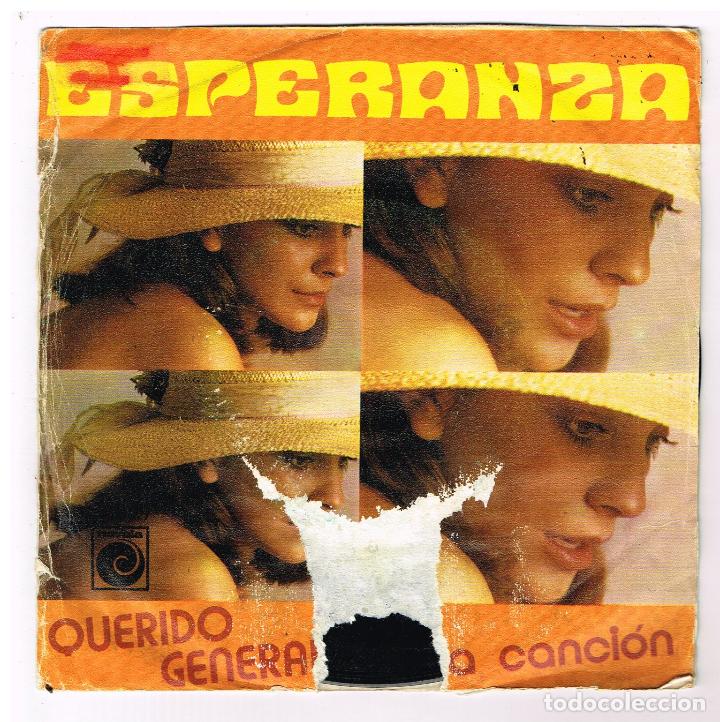 Discos de vinilo: ESPERANZA - QUERIDO GENERAL / UNA CANCI&Oacute;N - SINGLE 1974 - PROMO - Foto 1