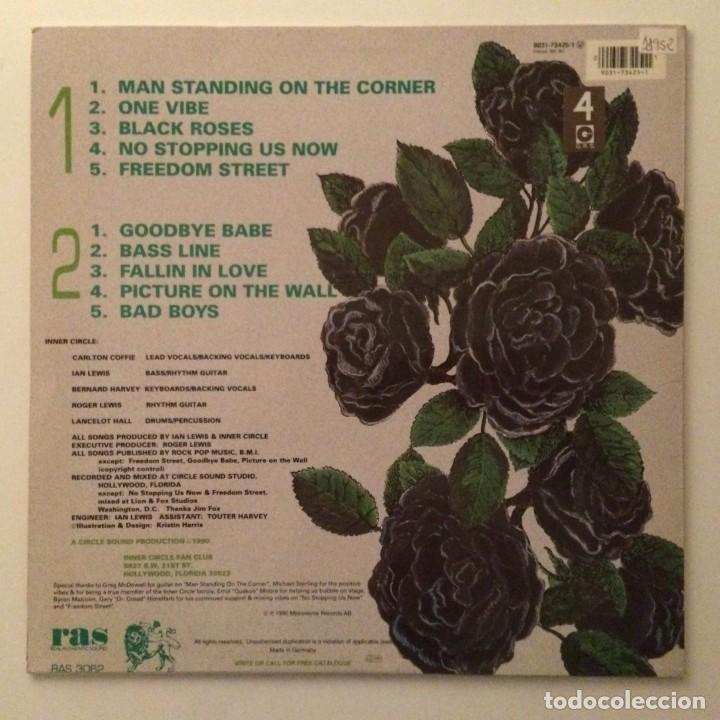 Discos de vinilo: Inner Circle &lrm;&ndash; Black Roses, Germany 1990 WEA - Foto 2