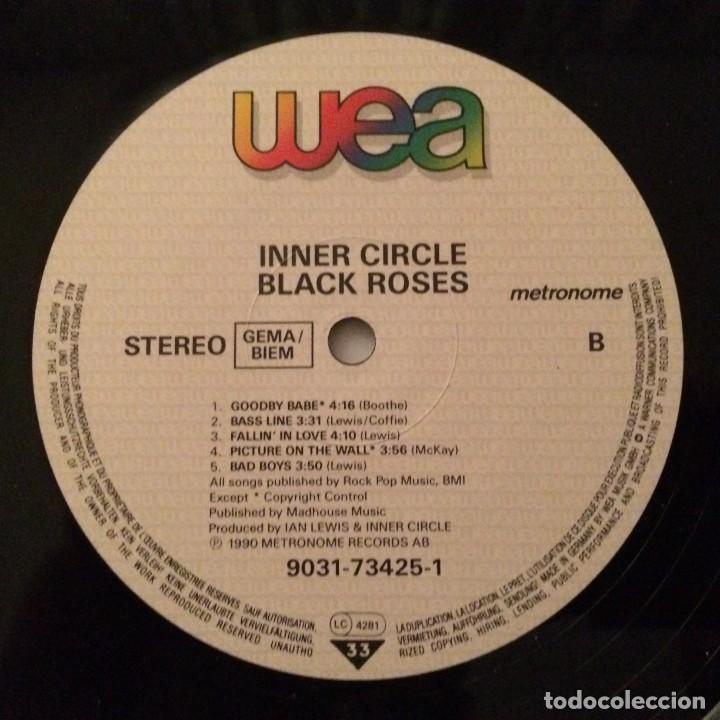 Discos de vinilo: Inner Circle &lrm;&ndash; Black Roses, Germany 1990 WEA - Foto 4