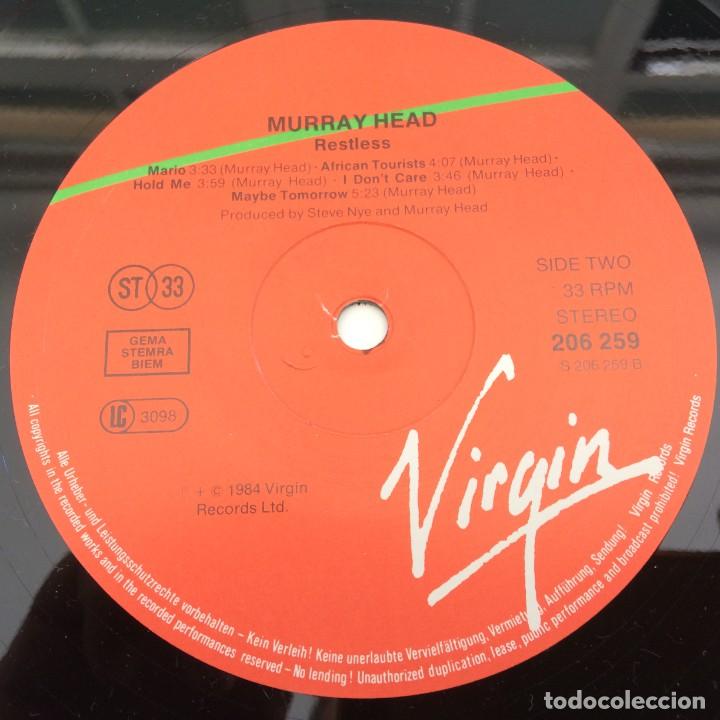 Discos de vinilo: Murray Head &lrm;&ndash; Restless Germany,1984 Virgin - Foto 5