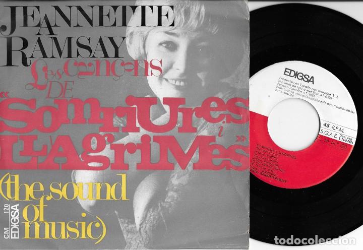 Discos de vinilo: JEANNETTE RAMSAY SINGLE ESPA&Ntilde;A EDIGSA 1966 INSERT - Foto 1
