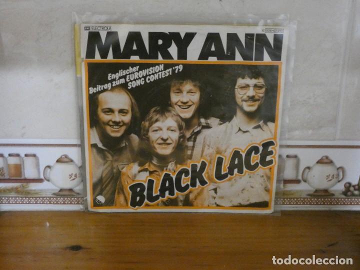 Discos de vinilo: cajsing20 Disco 7 pulgadas single uk Black lace Mary Ann Eurovision 79 buen estado