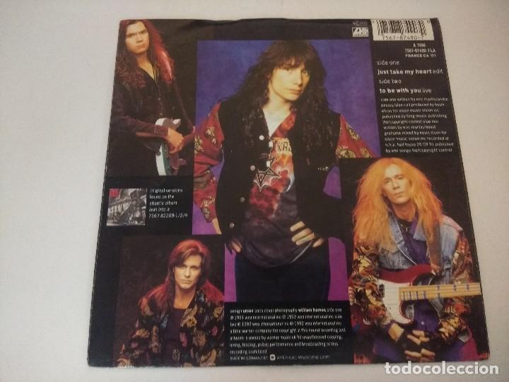 Discos de vinilo: MR.BIG/JUST TAKE MY HEART/SINGLE. - Foto 3