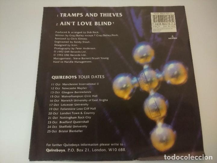 Discos de vinilo: QUIREBOYS/TRAMPS & THIEVES/SINGLE. - Foto 3