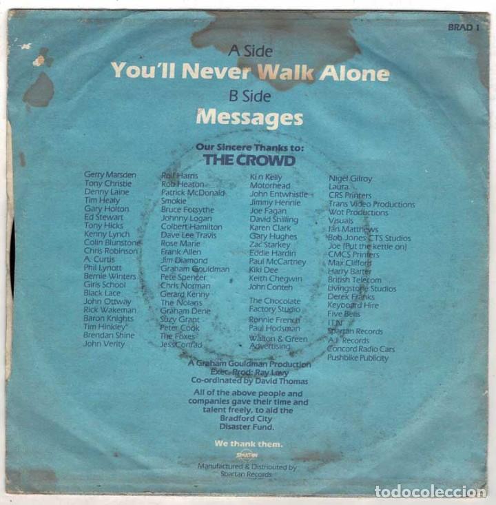 Discos de vinilo: The Crowd - Youll never walk alone / Messages. Single - Foto 2