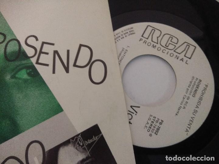 Discos de vinilo: ROSENDO/NAVEGANDO/SINGLE PROMOCIONAL. - Foto 2