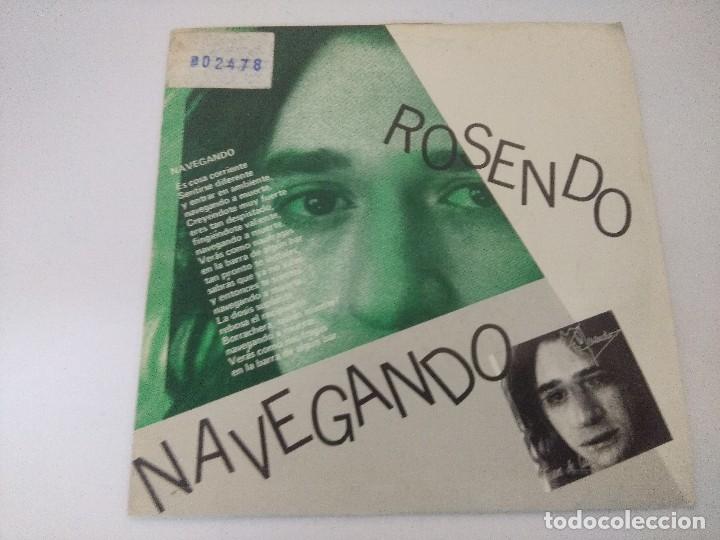 Discos de vinilo: ROSENDO/NAVEGANDO/SINGLE PROMOCIONAL. - Foto 1