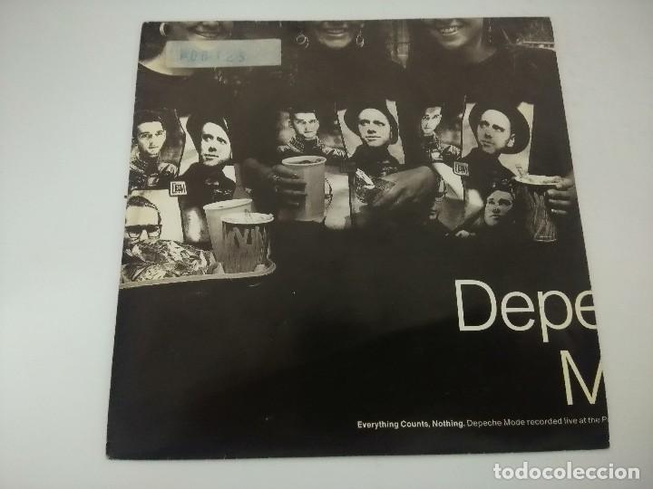 Vinyl-Schallplatten: DEPECHE MODE/EVERYTHING COUNTS,NOTHING/RECORDED LIVE/SINGLE PROMOCIONAL.