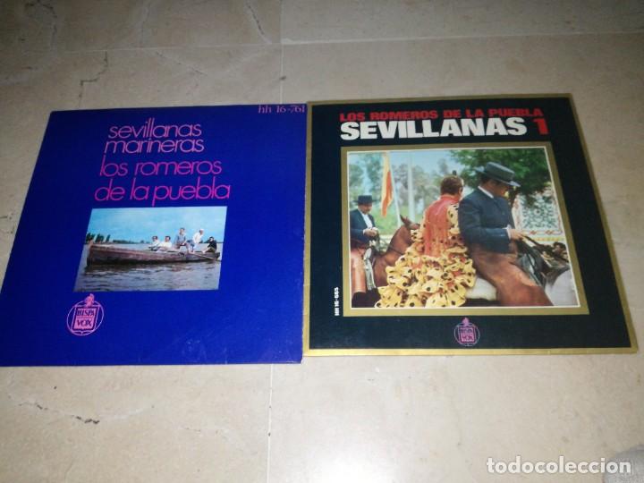 Discos de vinilo: LOTE DE 2 EPS DE LOS ROMEROS DE LA PUEBLA - Foto 1