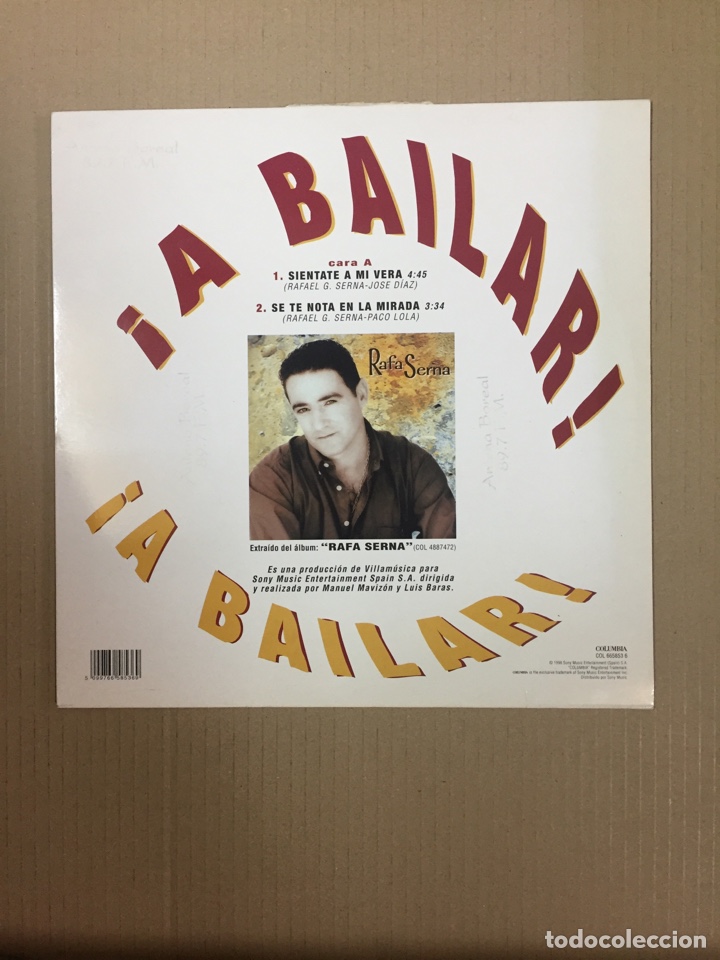 Discos de vinilo: A BAILAR, RAFA SERNA / LA TROPA (pipiriga&ntilde;a) - Foto 1