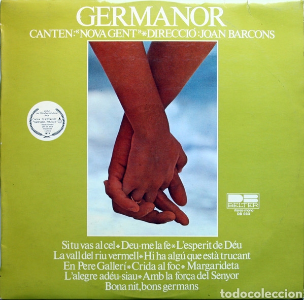Discos de vinilo: LP GERMANOR CANTEN NOVA GENT - Foto 1