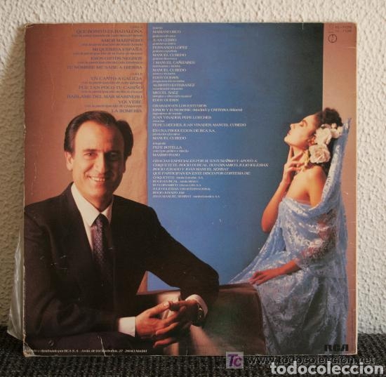 Discos de vinilo: LP MANOLO ESCOBAR SUSPIR&Oacute;S DE ESPA&Ntilde;A - Foto 2