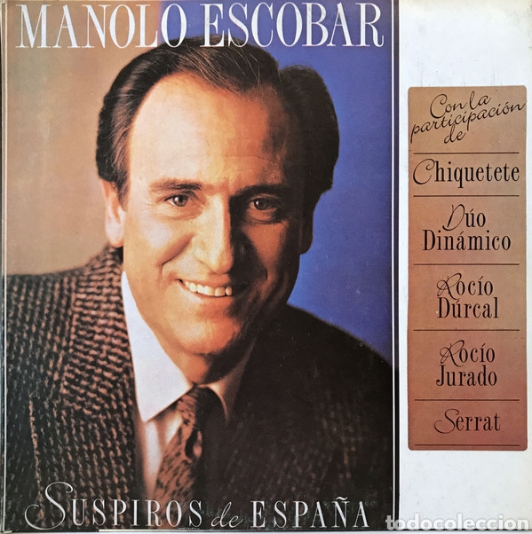 Discos de vinilo: LP MANOLO ESCOBAR SUSPIR&Oacute;S DE ESPA&Ntilde;A - Foto 1