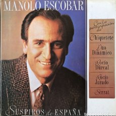 Discos de vinilo: LP MANOLO ESCOBAR SUSPIRÓS DE ESPAÑA. Lote 288226558