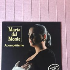 Discos de vinilo: LP MARÍA DEL MONTE ACOMPAÑAME. Lote 288226923