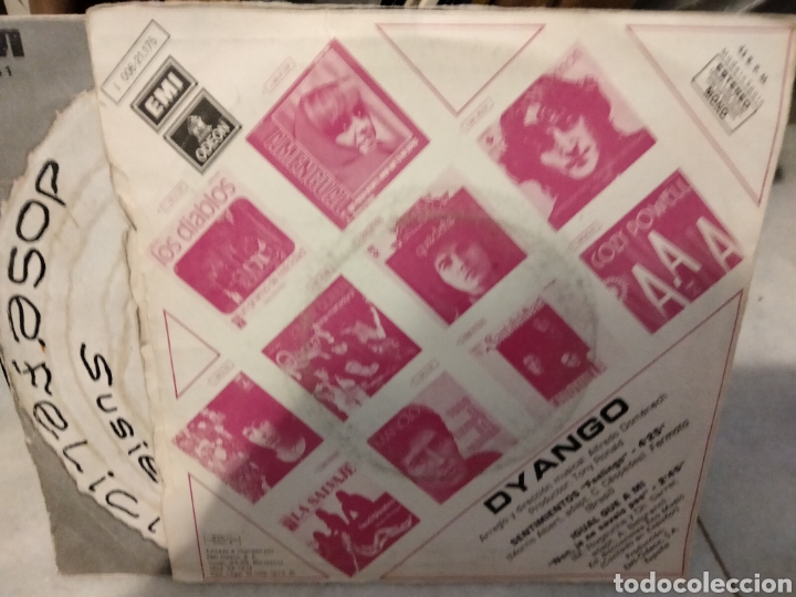 Discos de vinilo: Dyango - feelings - Foto 2