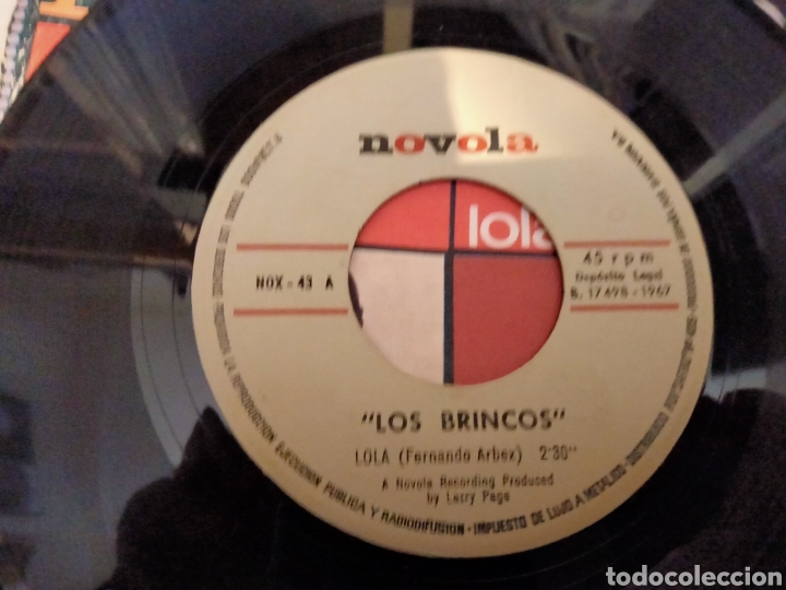 Discos de vinilo: Los brincos - Lola, the train - Foto 3